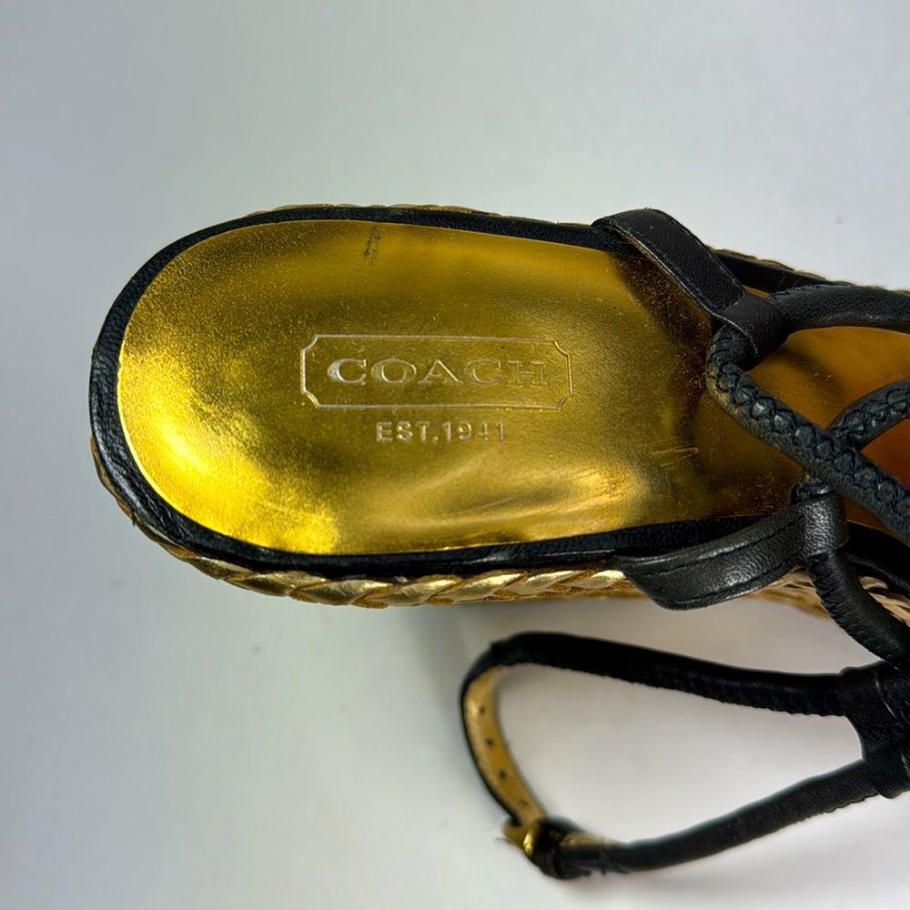 Coach Blanchard Strappy Wedges - Picture 7 of 9